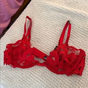 Victoria's Secret Scarlet Lace Bra